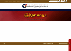 Karunya.ac.in thumbnail