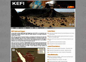 Kefi-minerals.com thumbnail