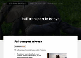 Kenyatrainbooking.com thumbnail