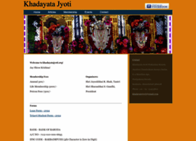 Khadayatajyoti.org thumbnail Khadayatajyoti.org thumbnail