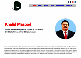 Khalidmasood.com thumbnail