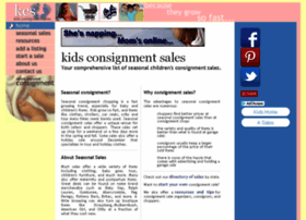 Kidsconsignmentsales.com thumbnail