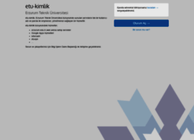 Kimlik.erzurum.edu.tr thumbnail
