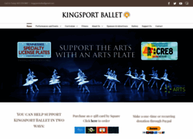 Kingsportballet.org thumbnail