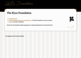 Kleofoundation.org thumbnail