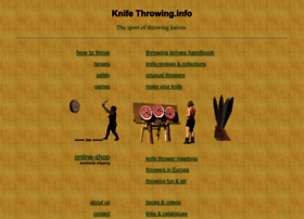 Knifethrowing.info thumbnail
