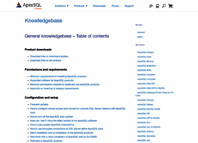Knowledgebase.apexsql.com thumbnail