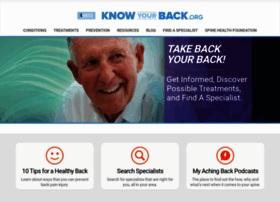 Knowyourback.org thumbnail