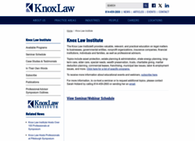 Knoxlawinstitute.org thumbnail
