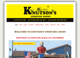 Knutsonssportinggoods.com thumbnail
