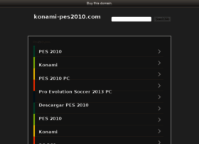 Konami-pes2010.com thumbnail