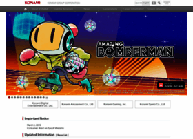 Konami.com thumbnail