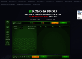 Konoha Proxy - Simulador de Combos - Naruto Online BR