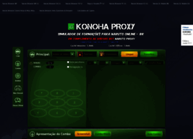 NOVA VERSÃO KONOHA PROXY 2.0 - NOSSO MAIS NOVO SIMULADOR DE COMBOS!