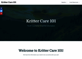 Krittercare101.com thumbnail