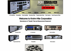 Krohn-hite.com thumbnail
