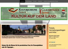 Kulturscheune-thyrow.de thumbnail