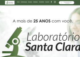 Laboratoriosantaclaratb.com.br thumbnail