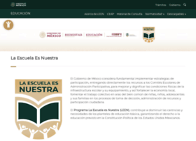 Laescuelaesnuestra.sep.gob.mx thumbnail