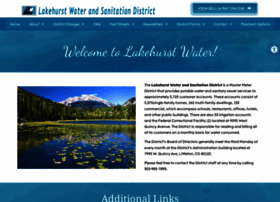 Lakehurstwater.org thumbnail
