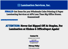 Laminationservices.com thumbnail