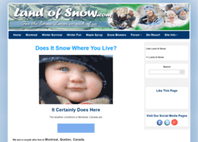 Land-of-snow.com thumbnail