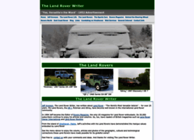 Landroverwriter.com thumbnail