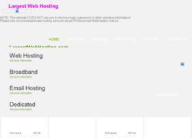 Largestwebhosting.com thumbnail