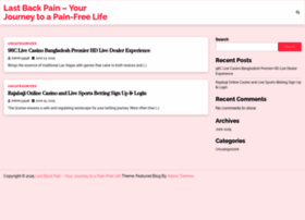Lastbackpain.net thumbnail