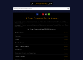 Latcrossword.com thumbnail