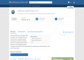 Latency-optimizer.software.informer.com thumbnail