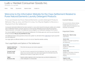 Laundrydetergentsettlement.com thumbnail