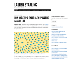 Laurenstarling.org thumbnail