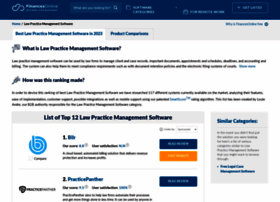 Law-practice-management.financesonline.com thumbnail