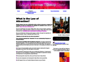 Lawofattractiontrainingcenter.com thumbnail