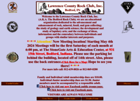 Lawrencecountyrockclub.org thumbnail