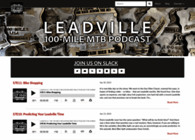 Leadville100podcast.com thumbnail