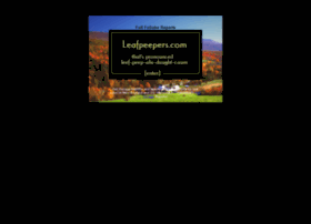 Leafpeepers.com thumbnail