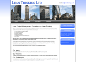 Lean-thinking.co.uk thumbnail