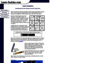 Learn-sudoku.com thumbnail