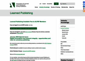 Learned-publishing.org thumbnail