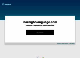 Learnigbolanguage.com thumbnail