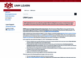 Learninfo.unm.edu thumbnail
