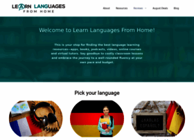 Learnlanguagesfromhome.com thumbnail