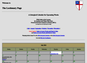Lectionarypage.net thumbnail