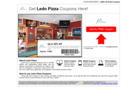 Ledopizza.couponrocker.com thumbnail