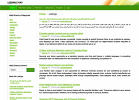 Leedirectory.com thumbnail