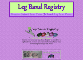 Legbandregistry.com thumbnail