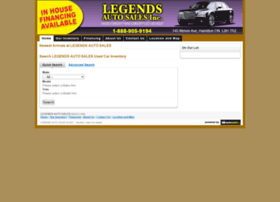 Legendsautosales.ca thumbnail
