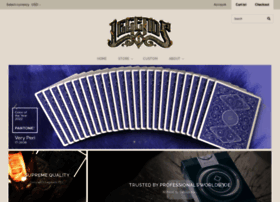 Legendsplayingcards.com thumbnail